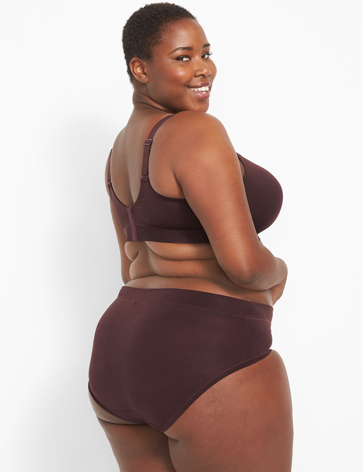 Comfort Bliss LL Balconette Solid 1129329 S:PANTONE Chocolate Plum:42B