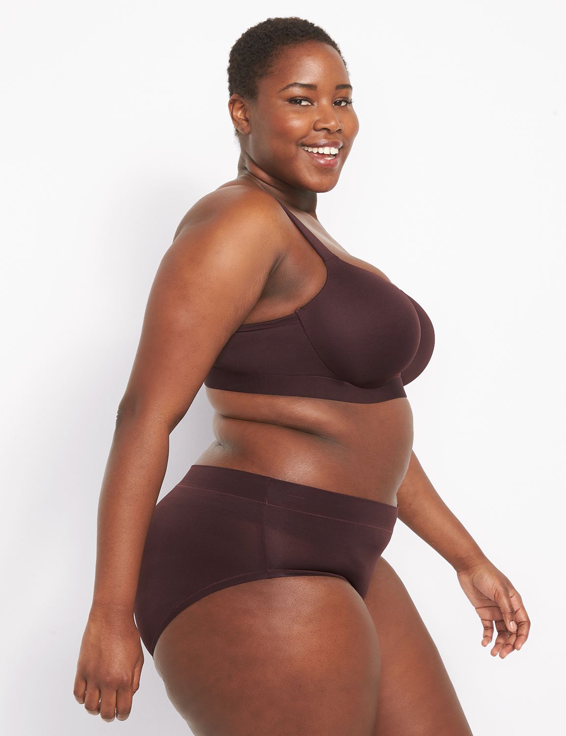 Comfort Bliss LL Balconette Solid 1129329 S:PANTONE Chocolate Plum:48G