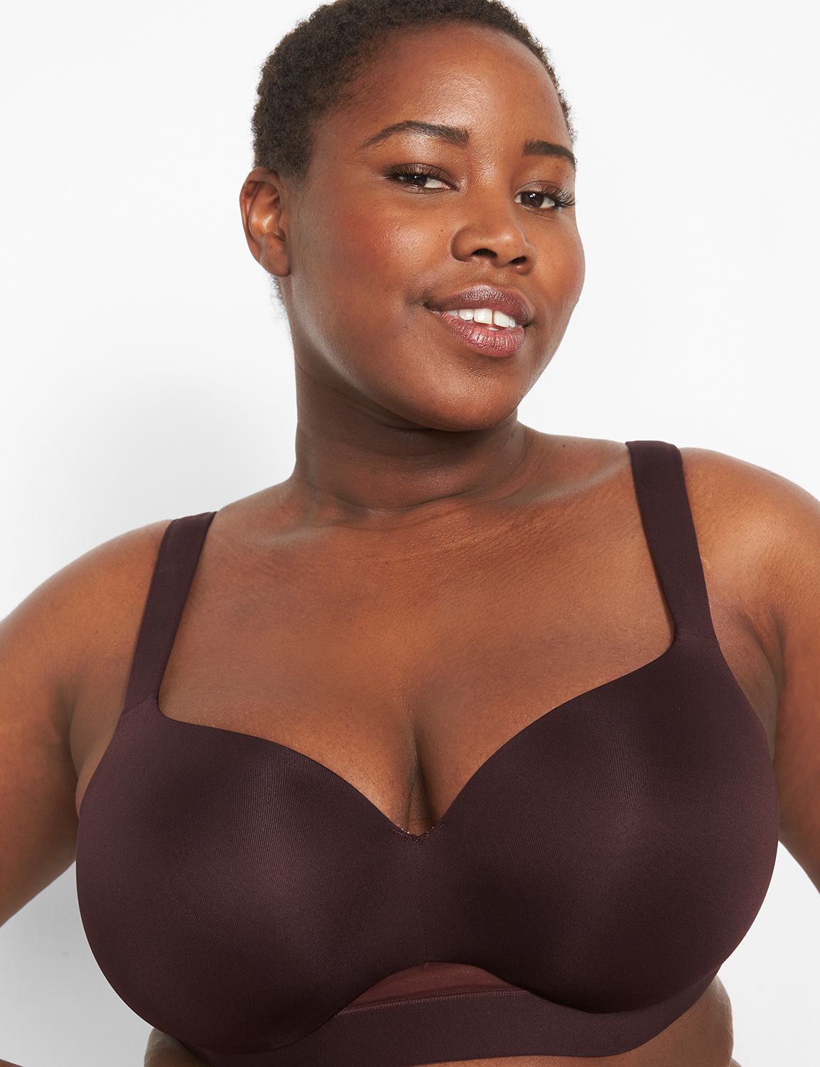 Comfort Bliss LL Balconette Solid 1129329 S:PANTONE Chocolate Plum:44D