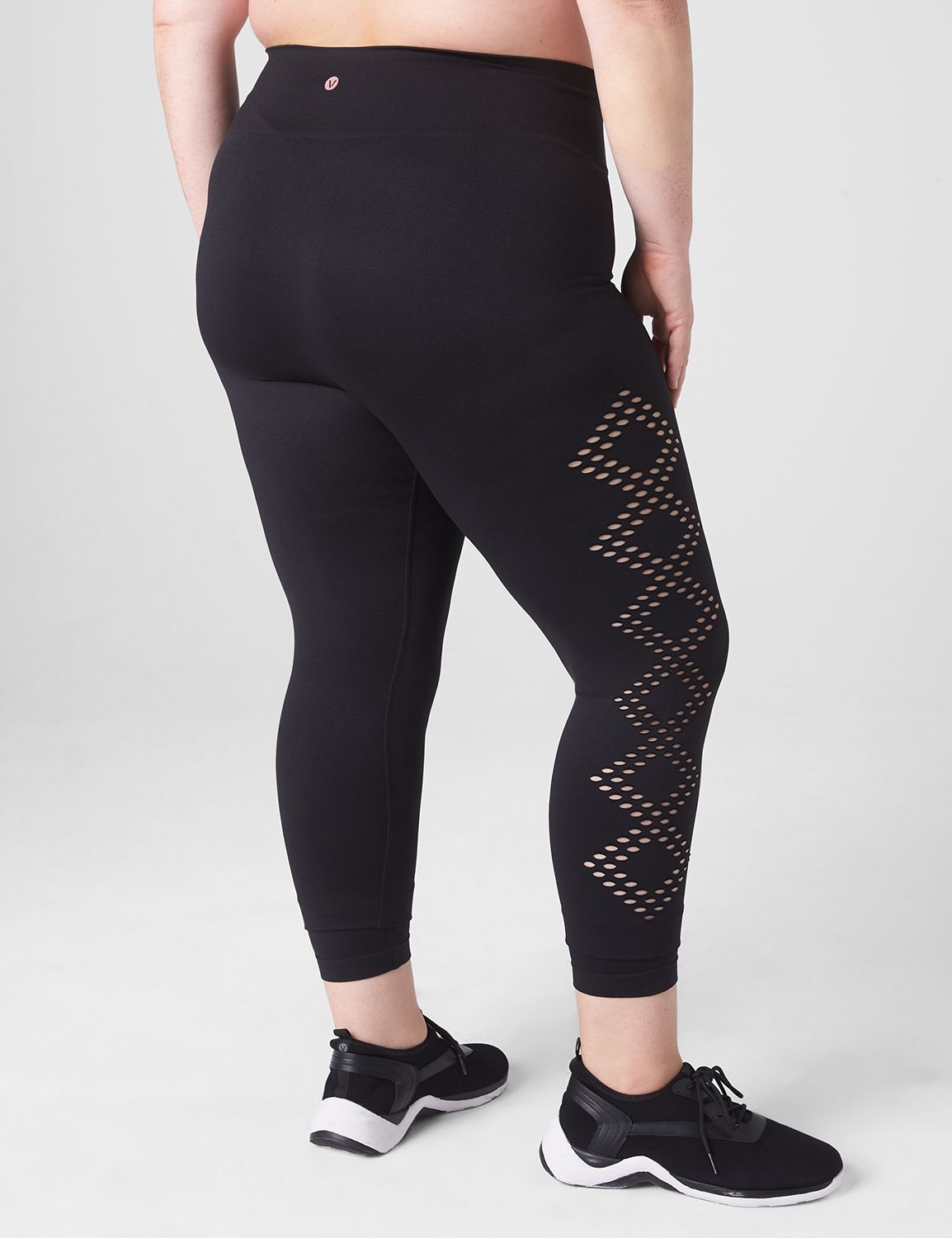 LIVI Seamless High-Rise 7/8 Active Tights | LaneBryant