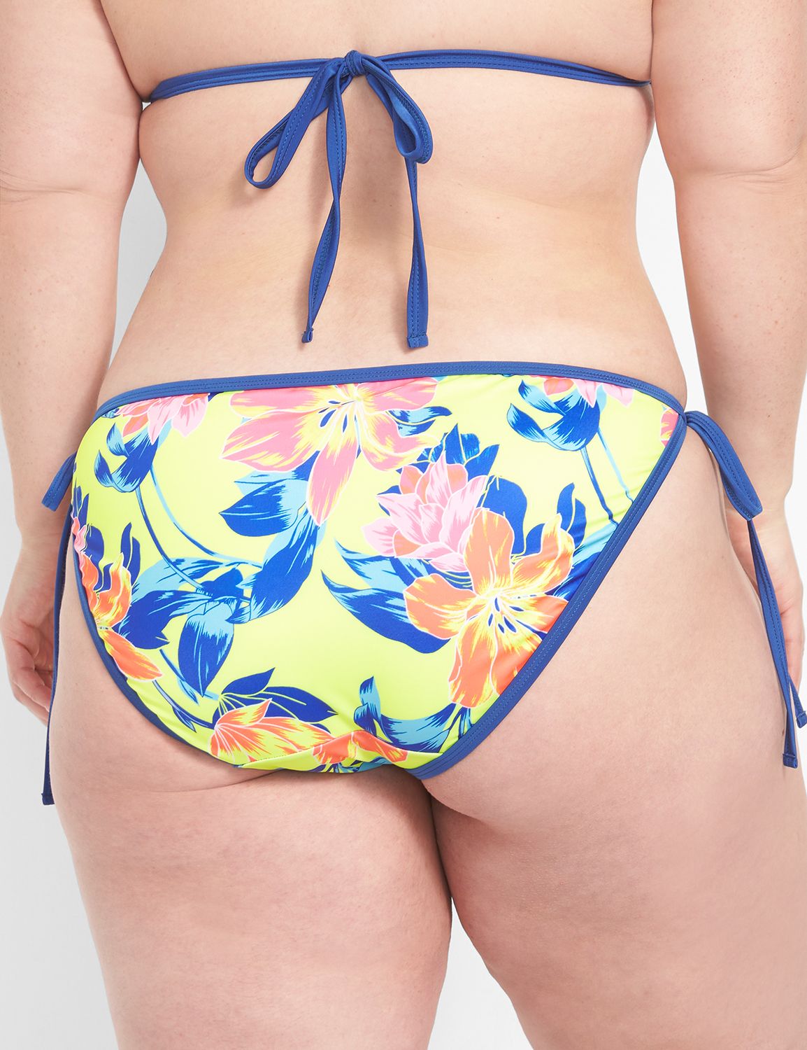 Low-Rise String Bikini Swim Bottoms