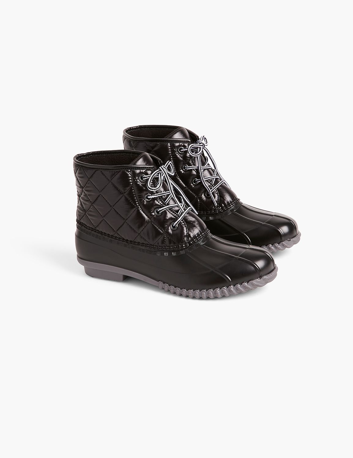 Womens quilted hot sale duck boots