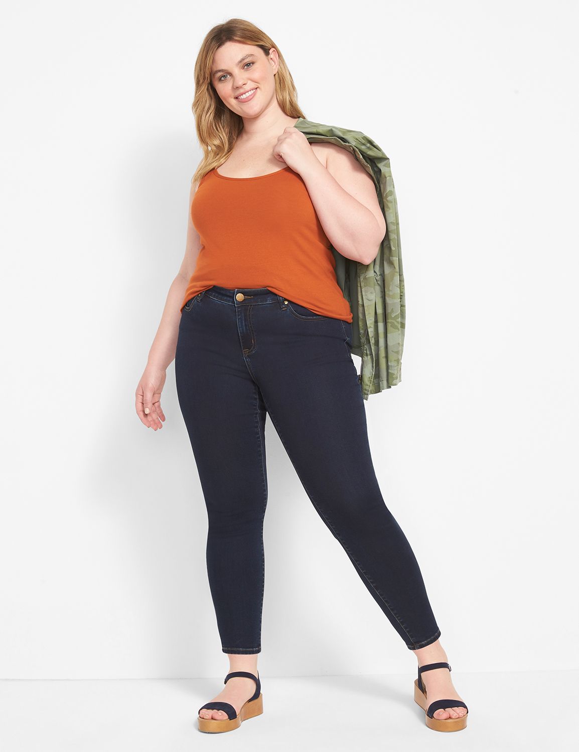 Scoop Neck Rib-Knit Cami