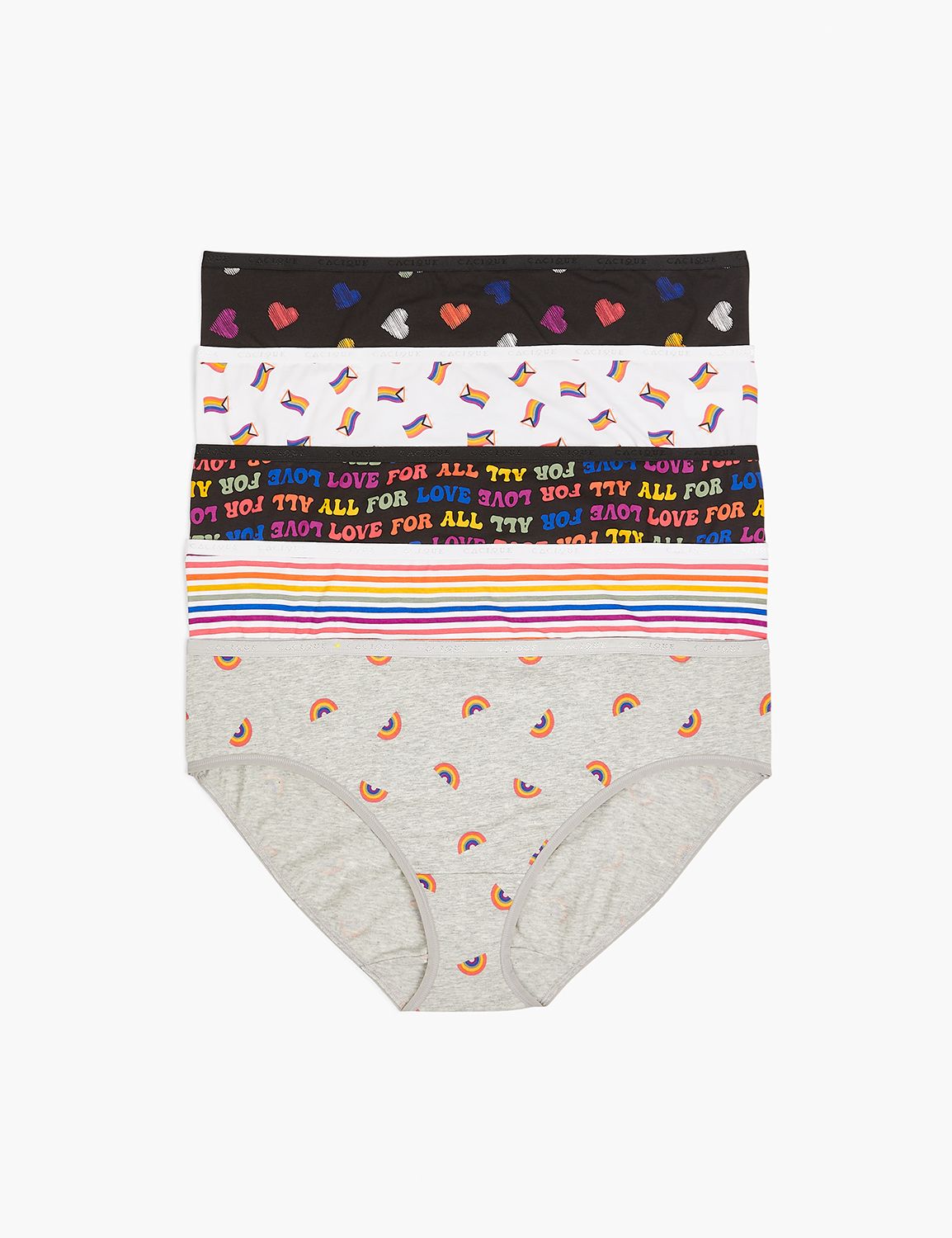 PANTY PACK Cotton Hipsters Tailored LaneBryant