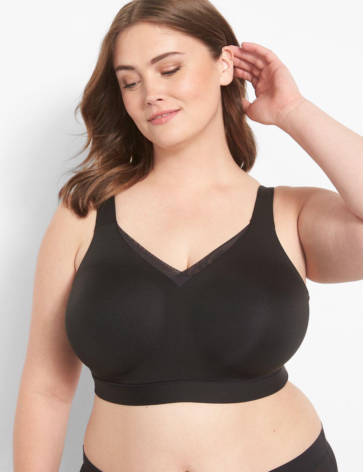 Glamorise Magiclift Active Support Wire-Free Bra - Wine - Curvy