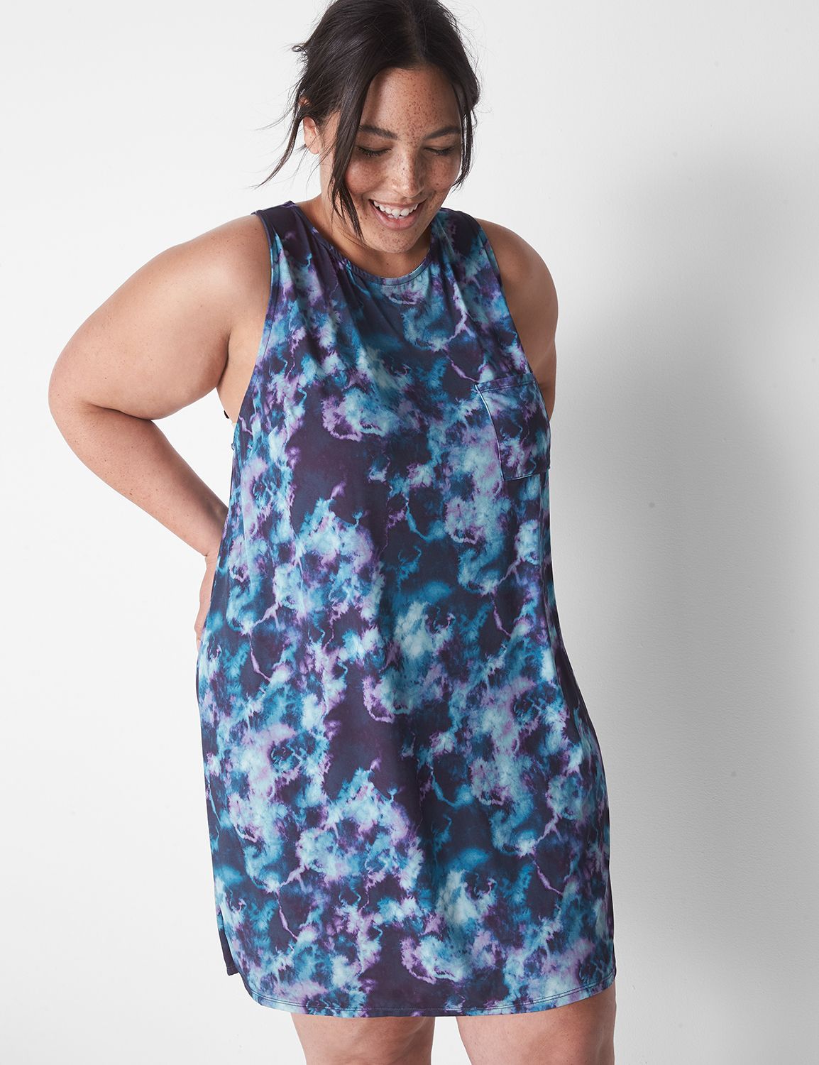 DreamyCool Tank Sleepshirt 1127934 LaneBryant