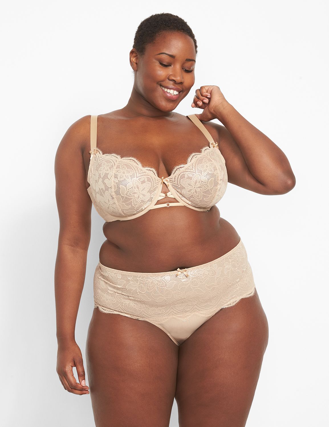 Foil Lace Unlined Balc 1127455 Product Image 1