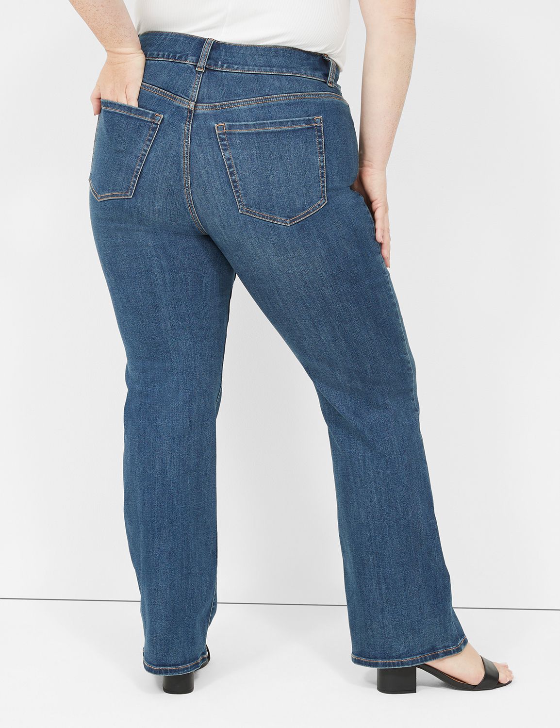 Seven7 Wide Leg Jean With Seam Detail, LaneBryant