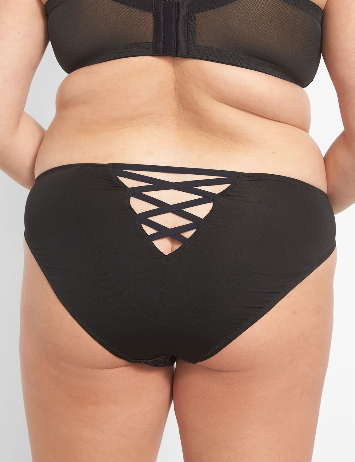 Lace high leg cheeky 127838 | LaneBryant