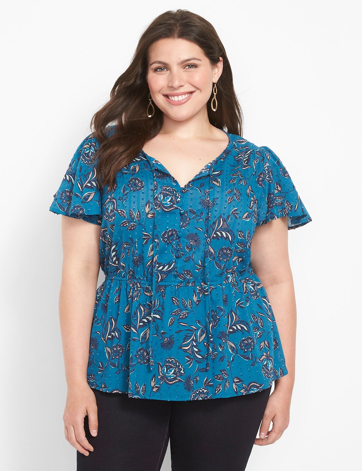 Split Seconds Knit and Button Down Top - FINAL SALE