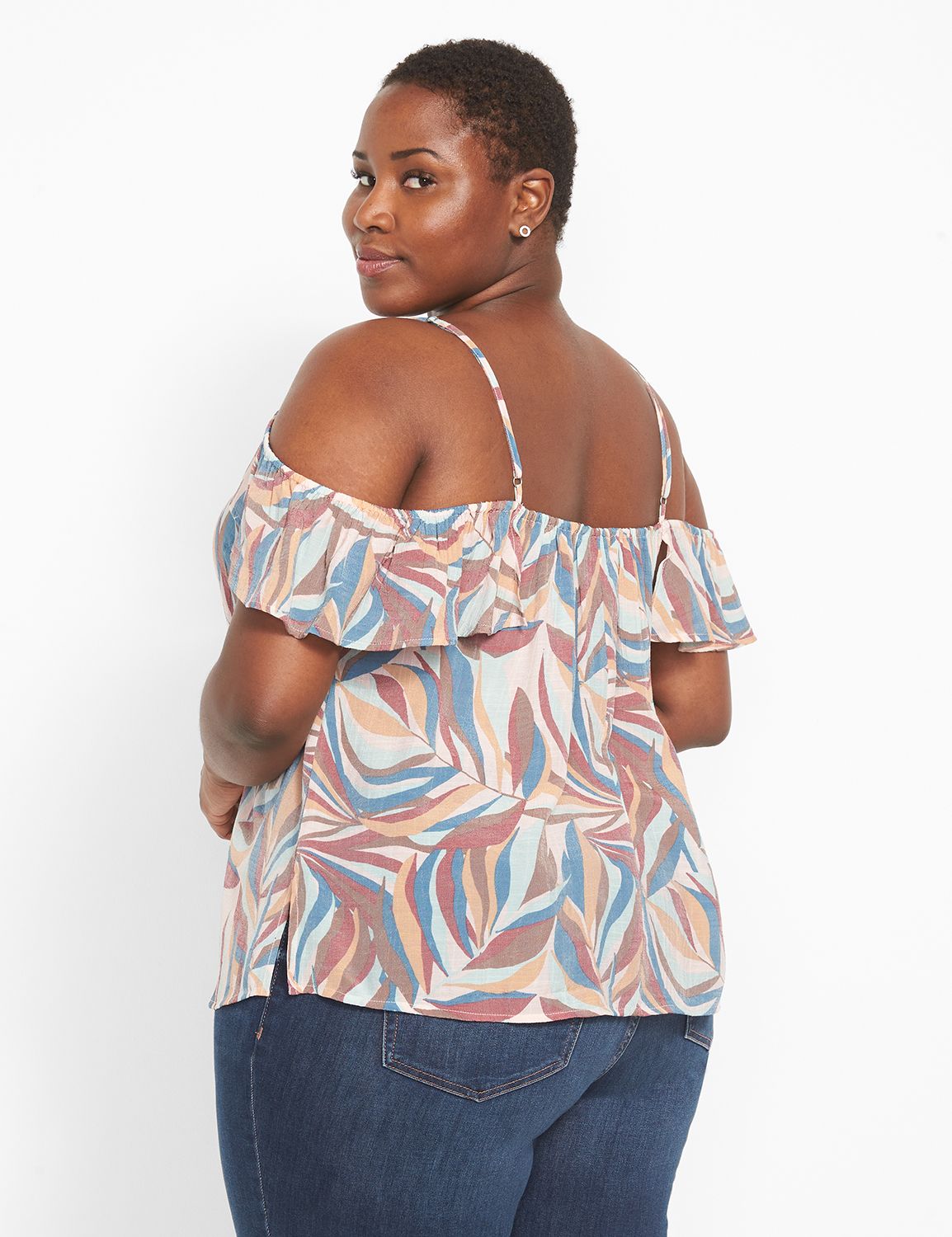 Sleeveless Cold Shoulder Cami 11270 LaneBryant