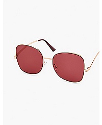 Lane Bryant Metal Butterfly Sunglasses ONESZ Iced Berry