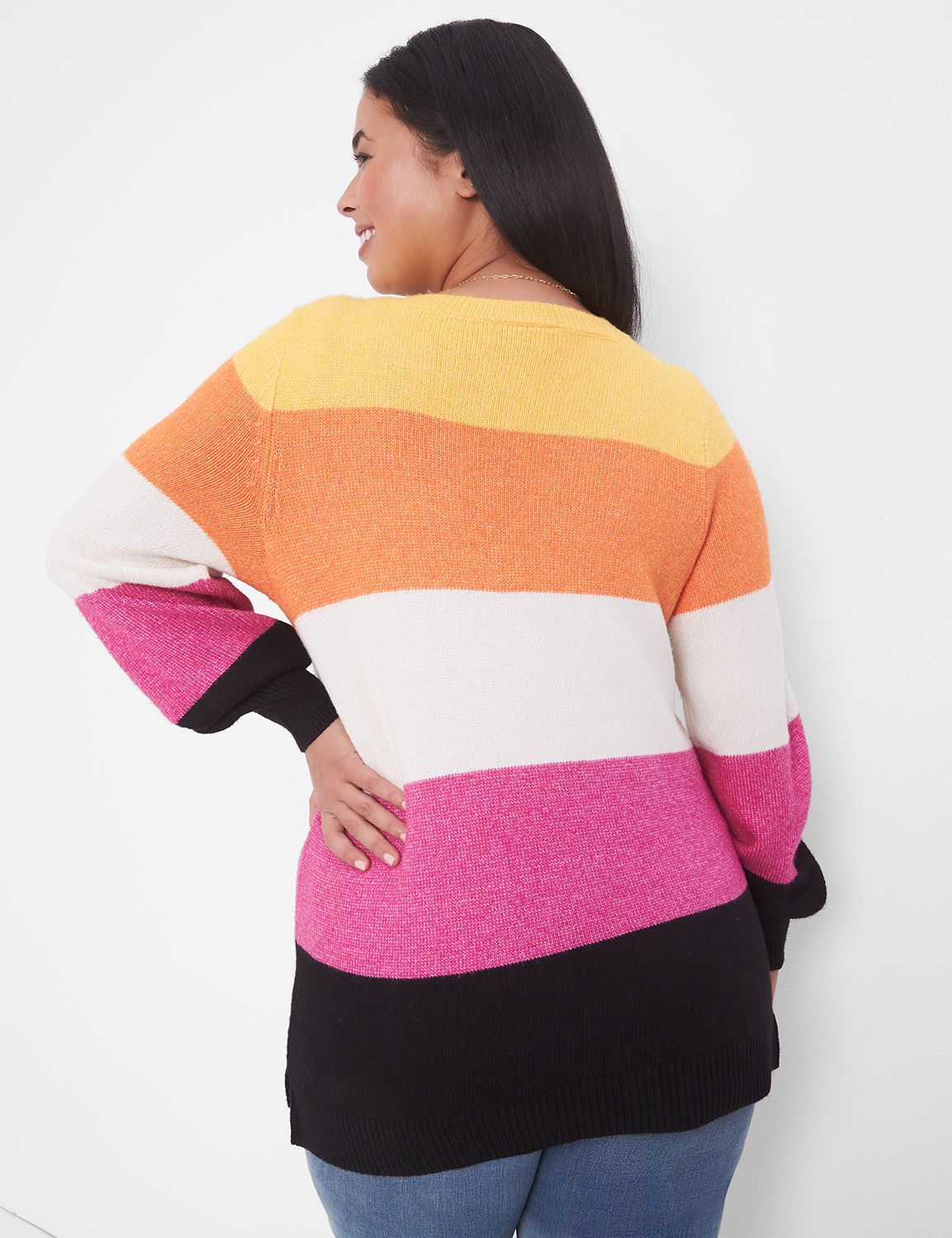 Striped Chic Long Tunic main image 1