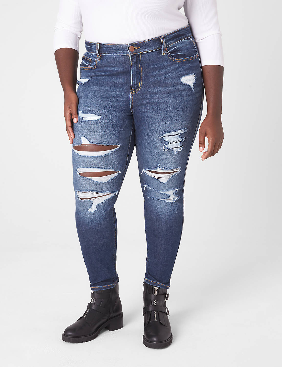 SIGNATURE FIT MID RISE SKINNY - BOD Product Image 3
