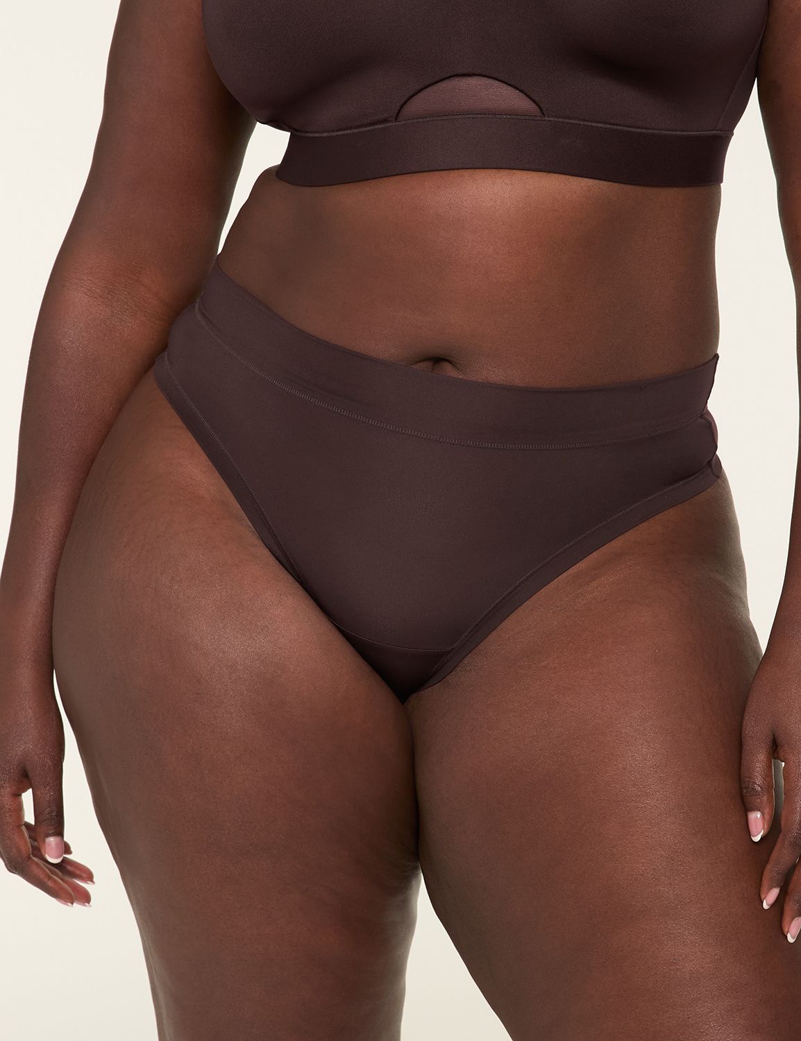 Purple Plus Size Thongs: Sizes 12-32