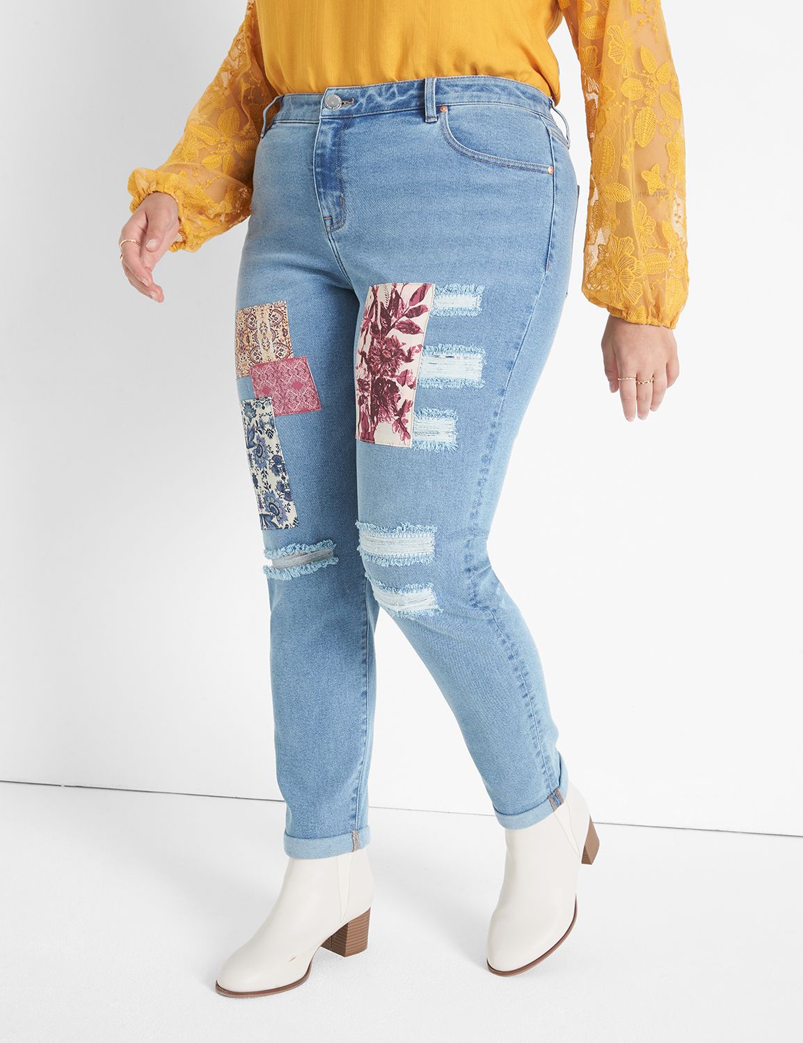 Lane bryant boyfriend jeans best sale