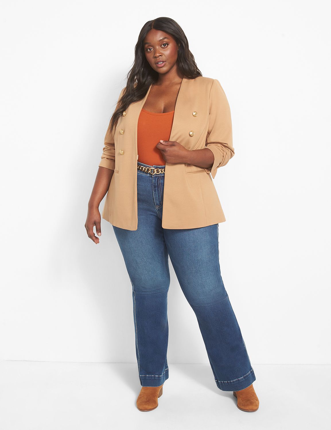 plus size flare jeans