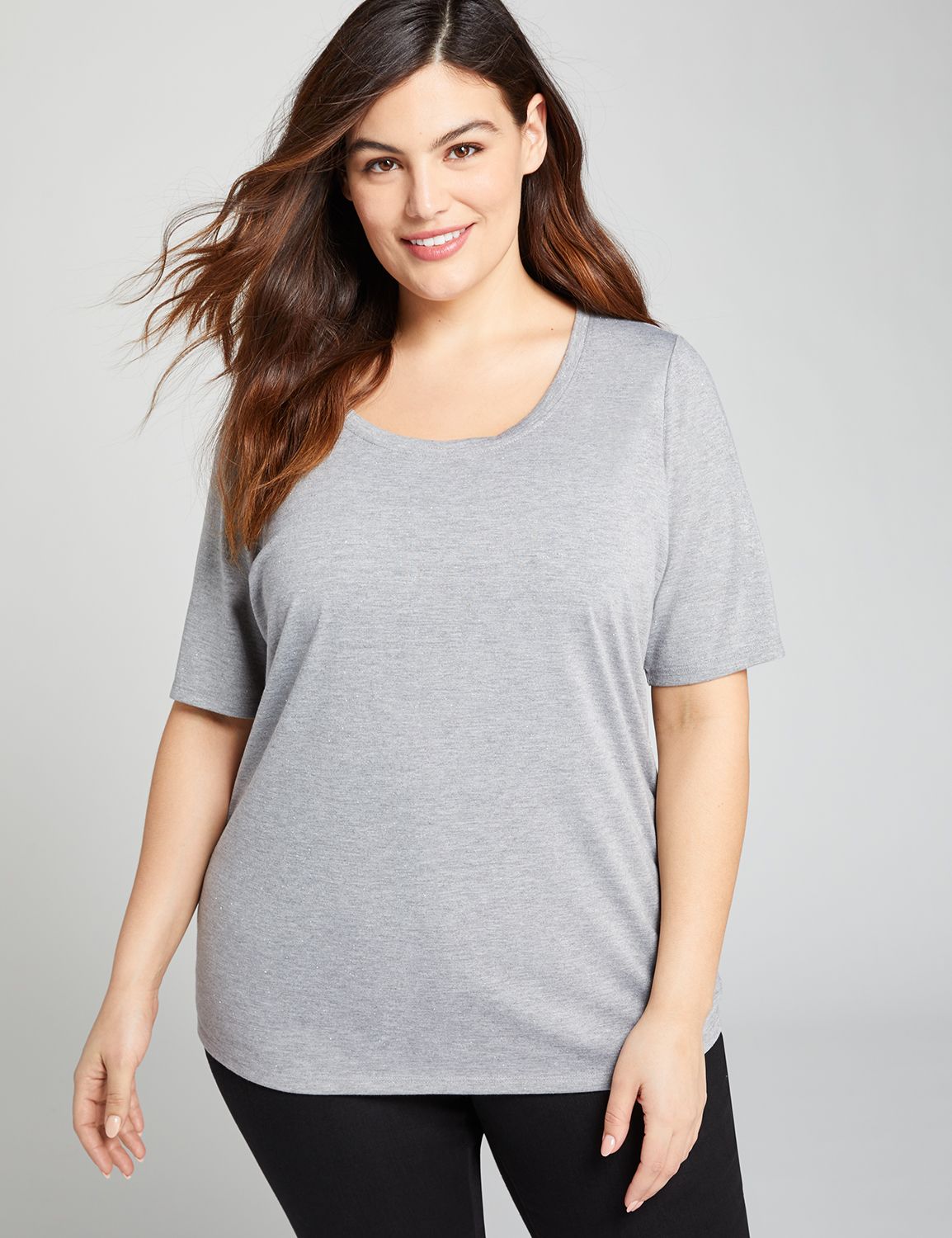 Modest Sleeve Scoop Tee 1125053 Product Image 1