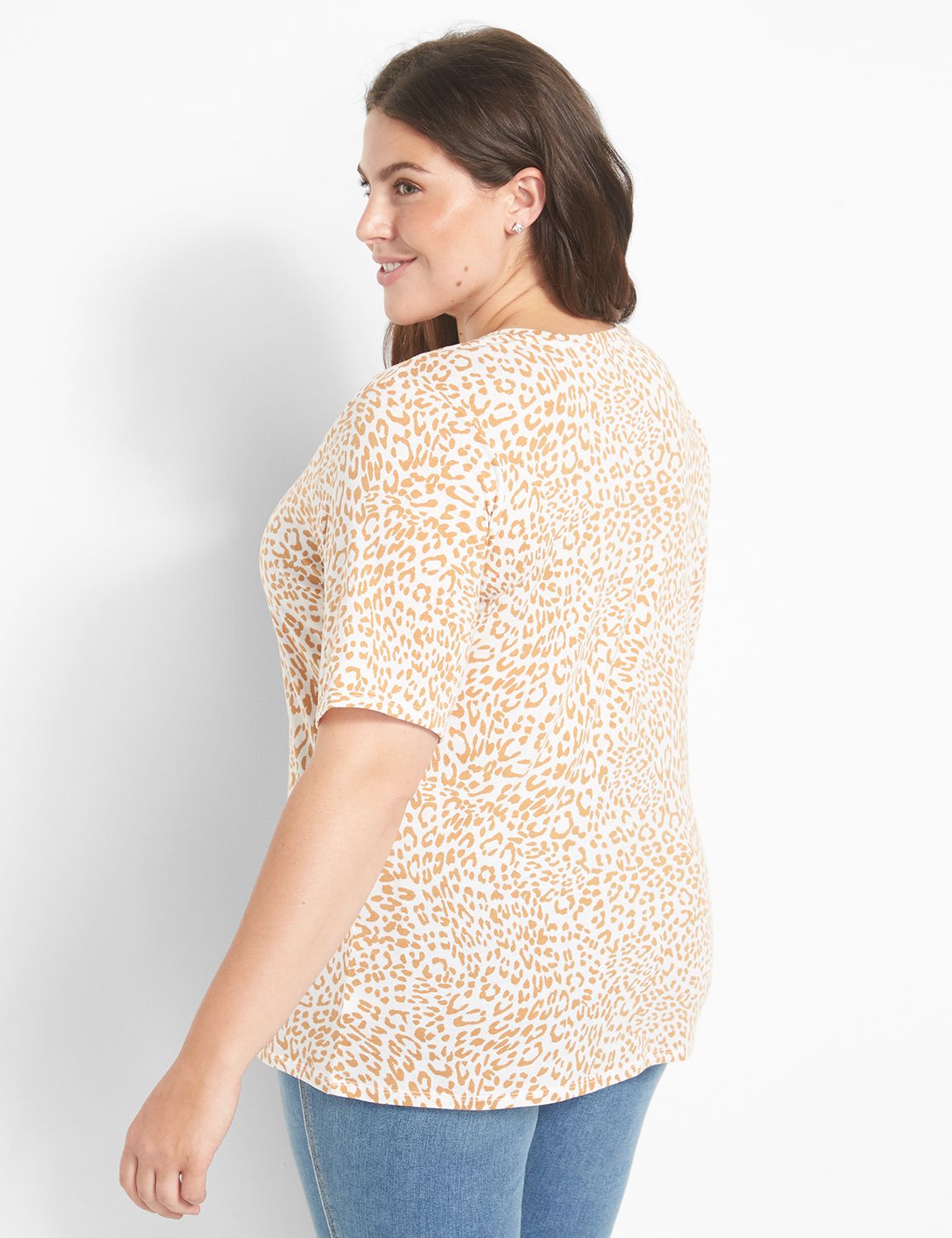 Classic Perfect Sleeve V-Neck Tee 1 Product Image 2