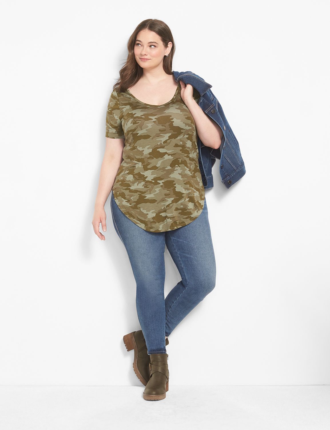 Short Sleeve Extended Sleeve Tunic Top