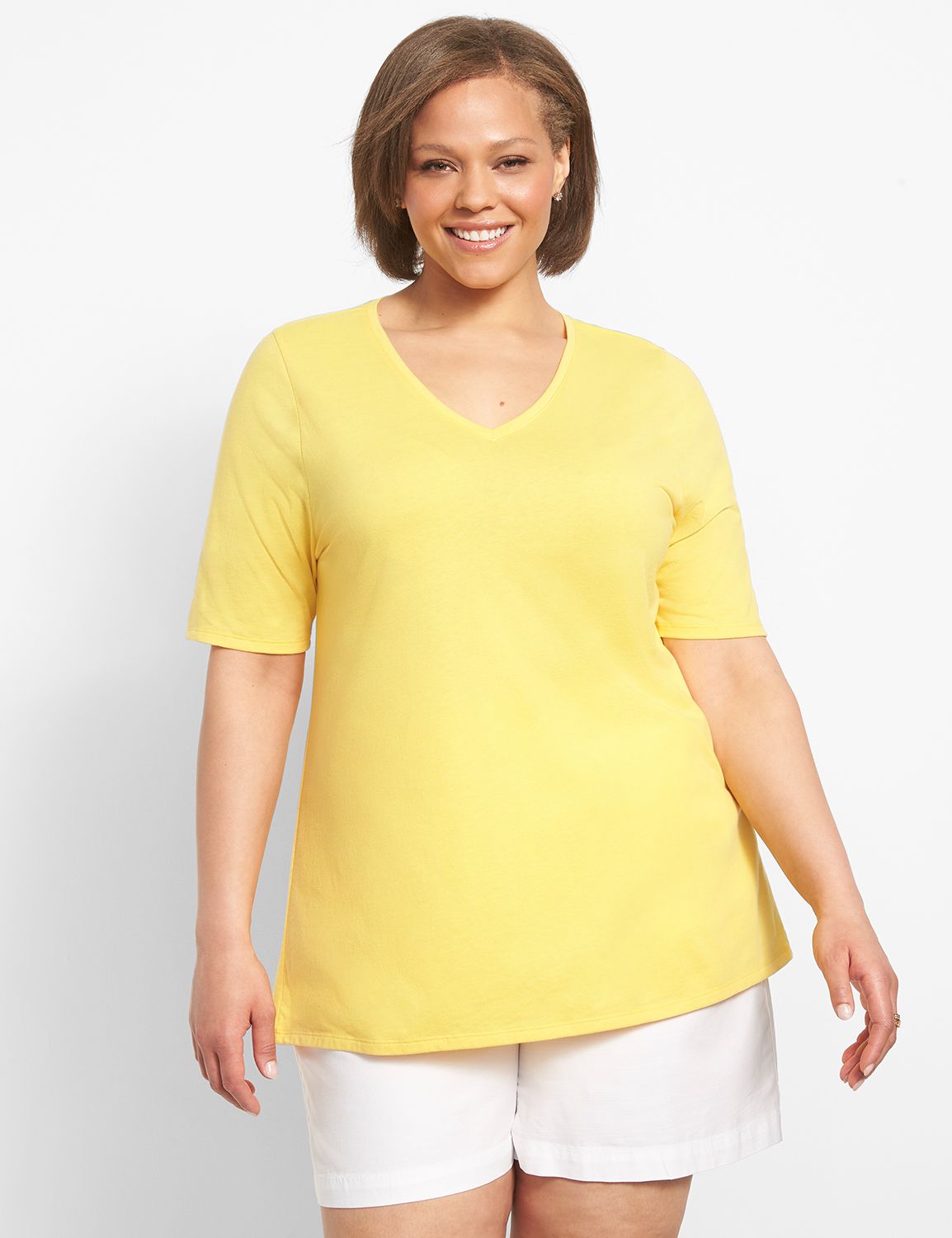 Perfect Sleeve Vneck Tee 1125075 Product Image 1