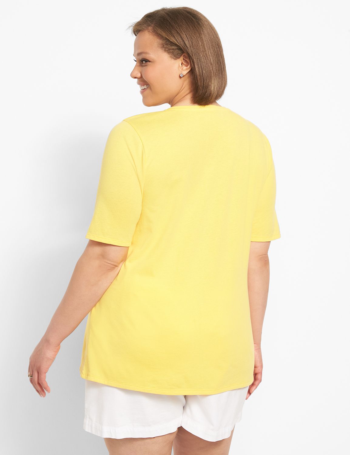 Perfect Sleeve Vneck Tee 1125075 Product Image 2