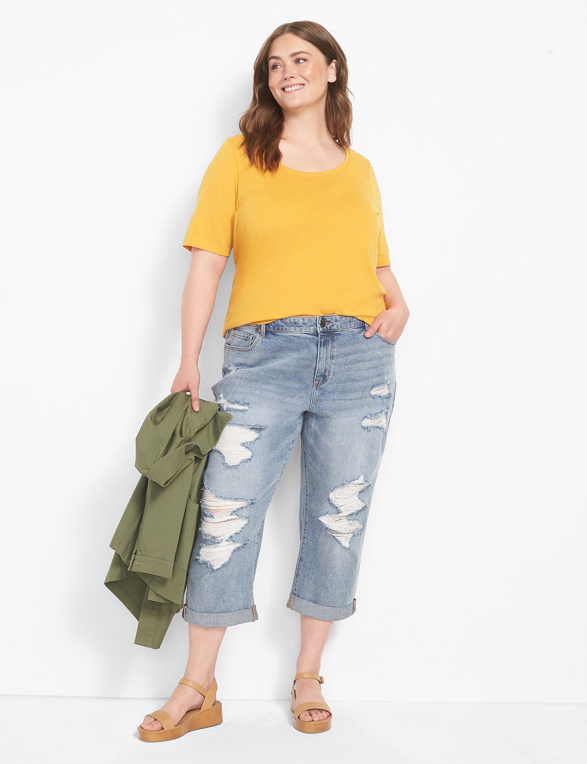 Modest Sleeve Scoop Tee 1125053 Product Image 1