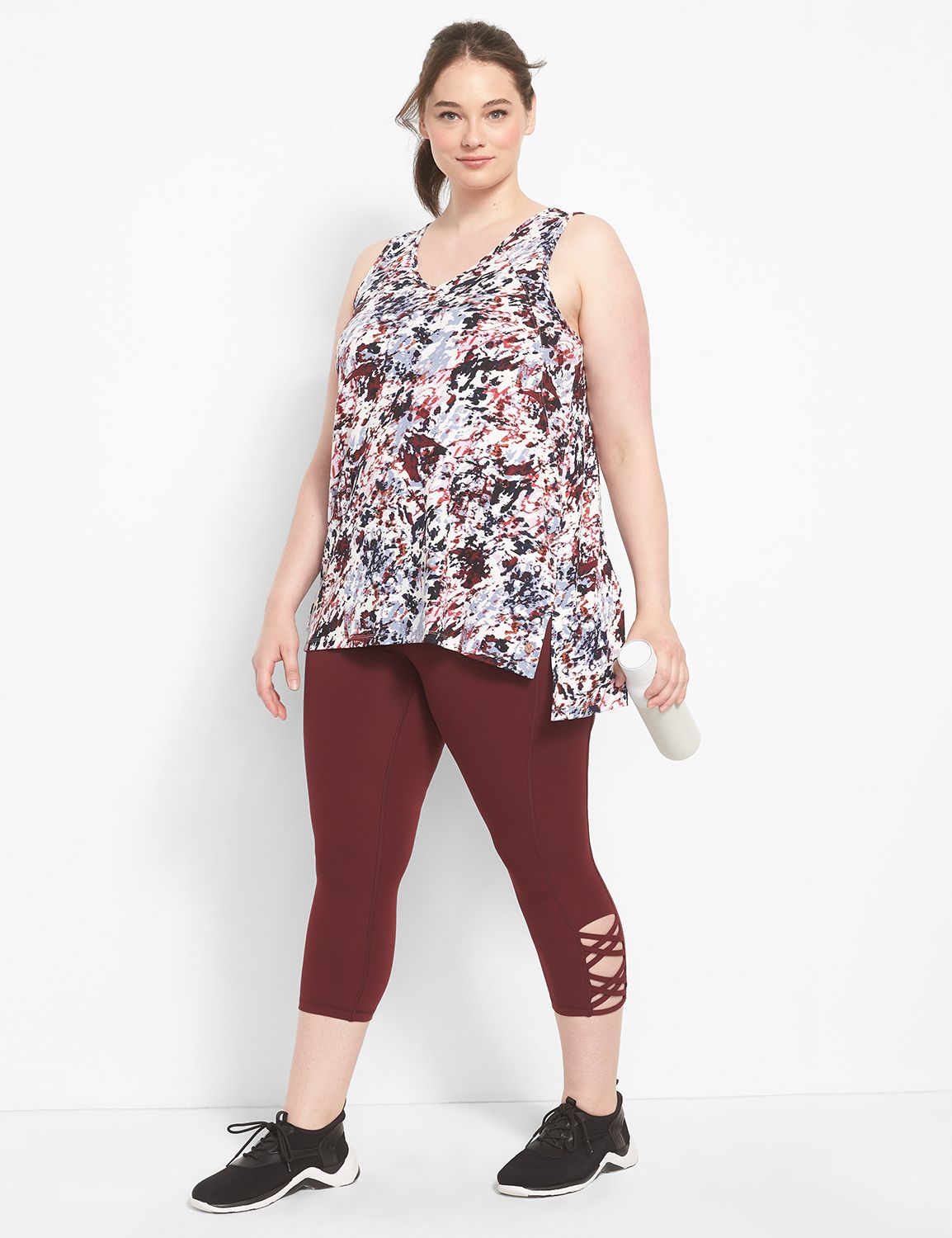 Sleeveless Mid Vneck Neckline Livi | LaneBryant