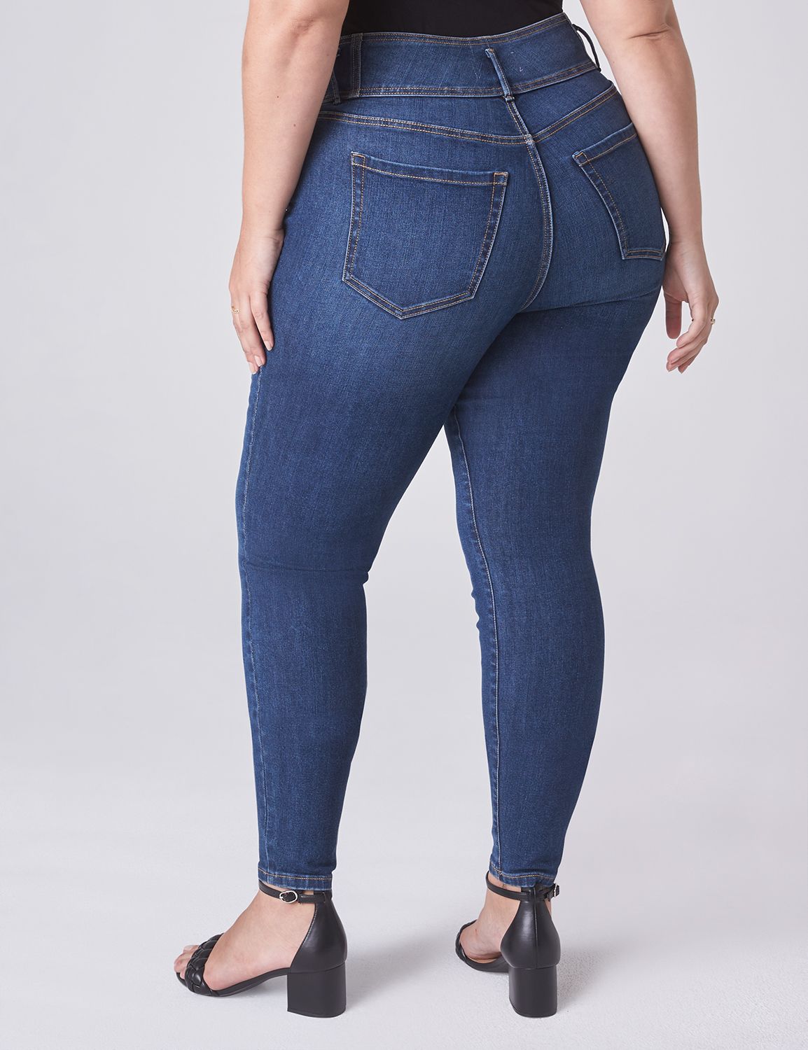 Boston Corset Jean (Dark Denim)