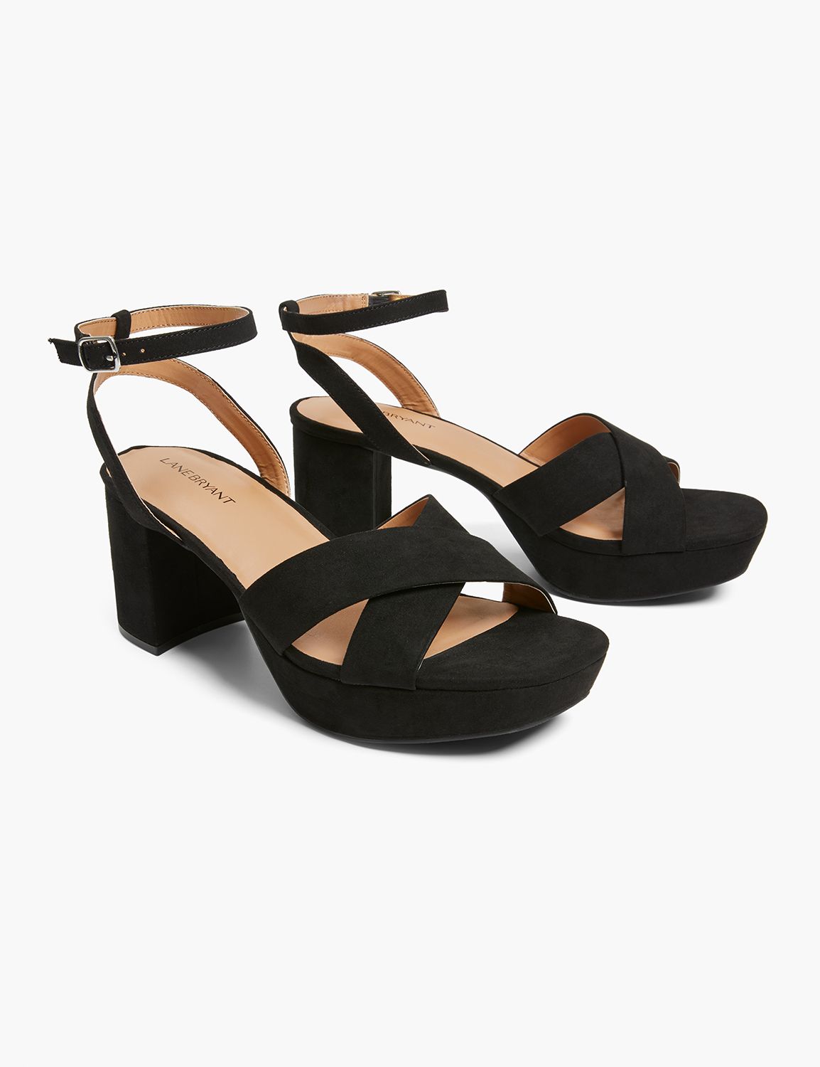 Platform Strappy Block Heel | LaneBryant