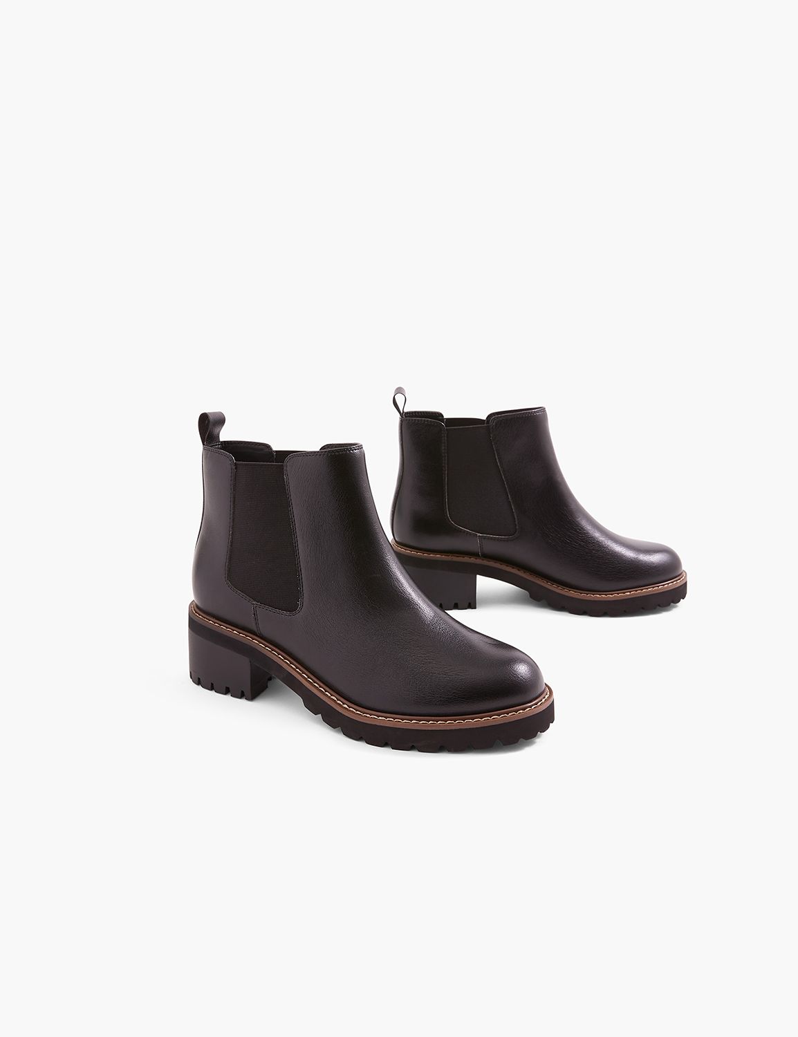 Lane bryant black boots sale