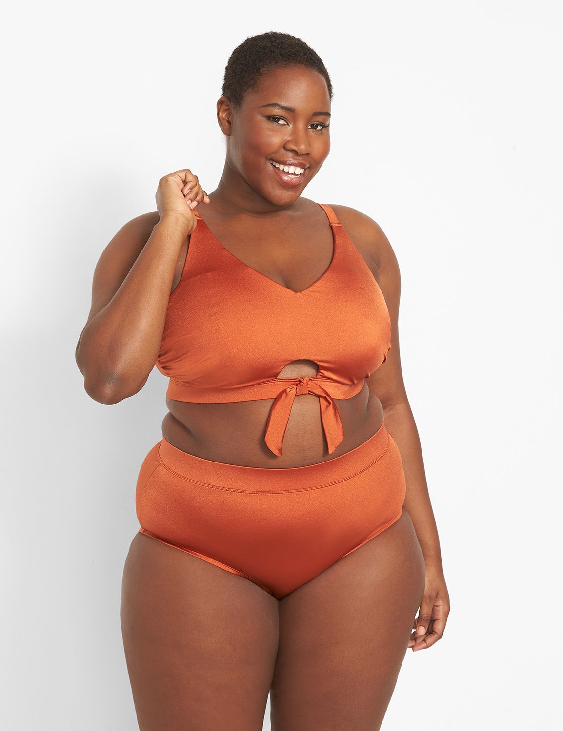 Knot top bathing sales suit