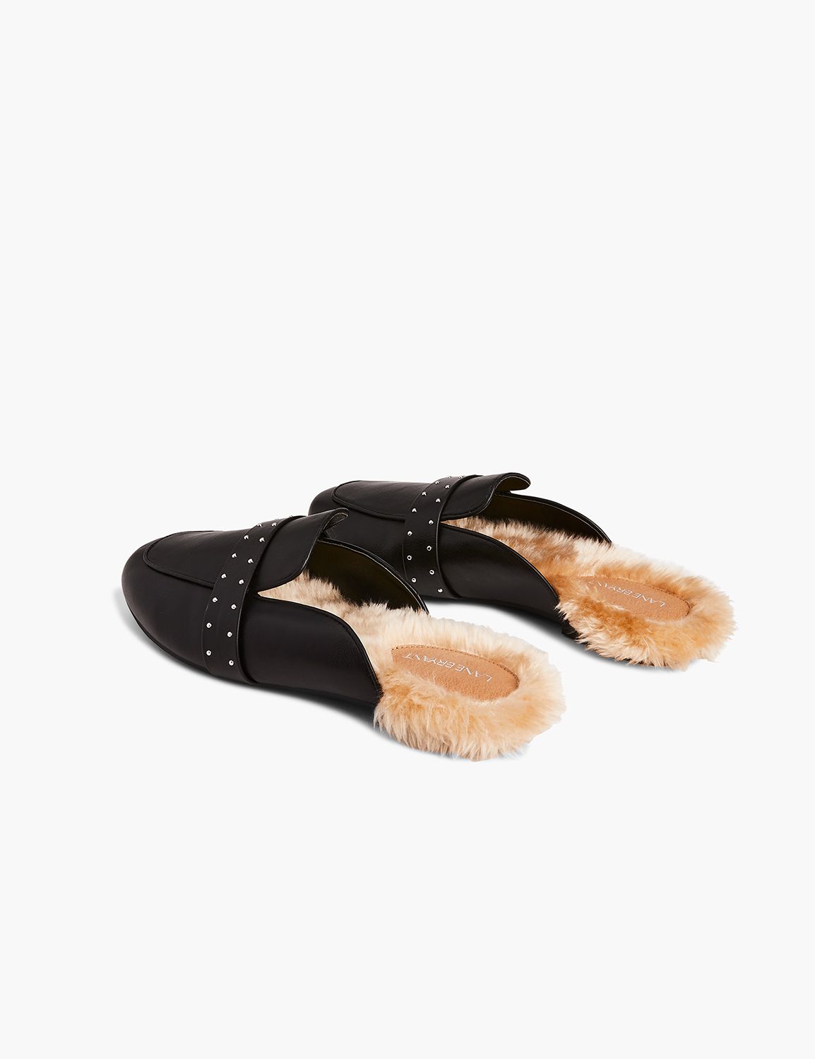 Fur lined slip on loafers online