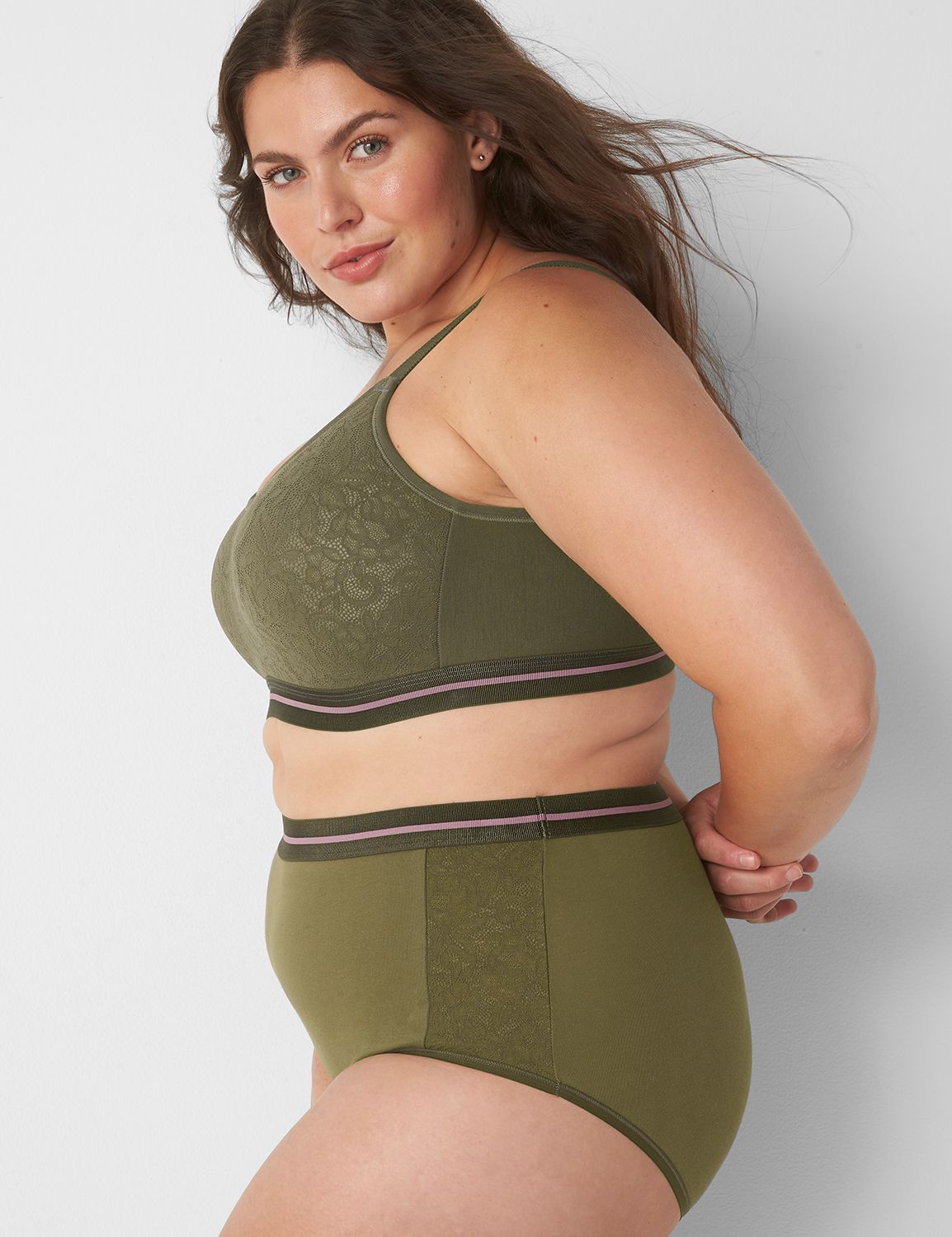 Cotton LL NW Scoop Stretch Lace Gro Product Image 3