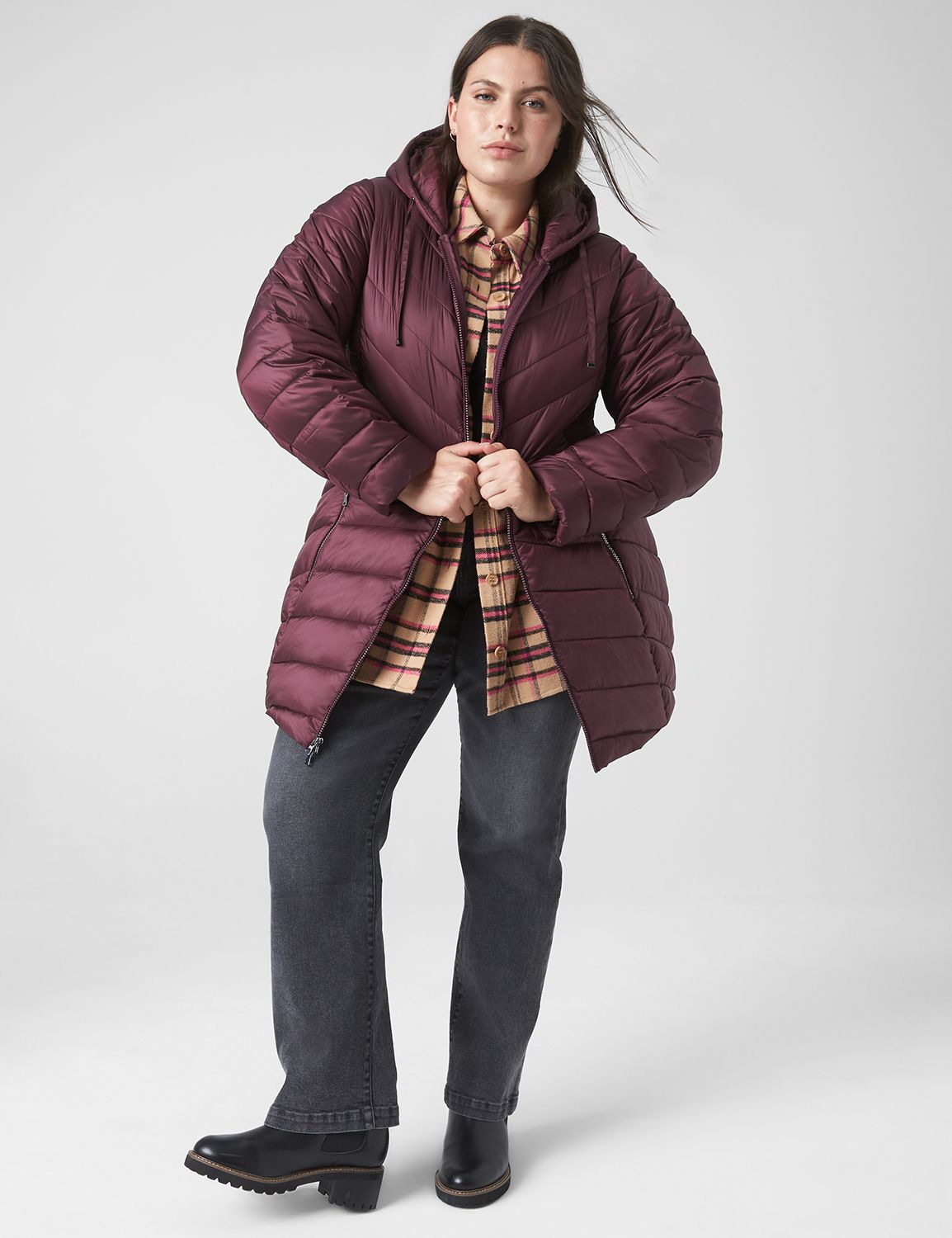 Lane bryant packable puffer jacket on sale