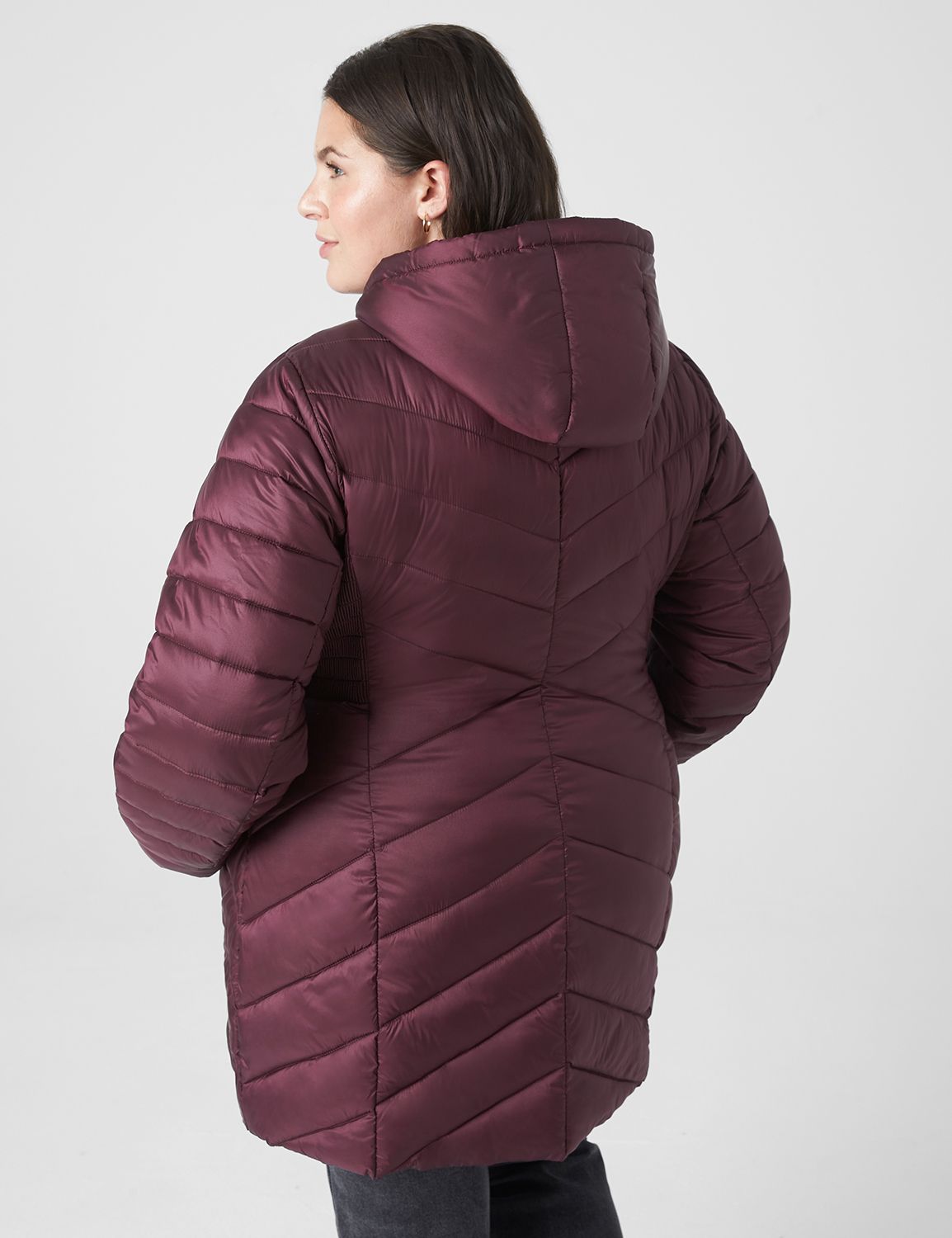 Lane bryant store packable puffer jacket