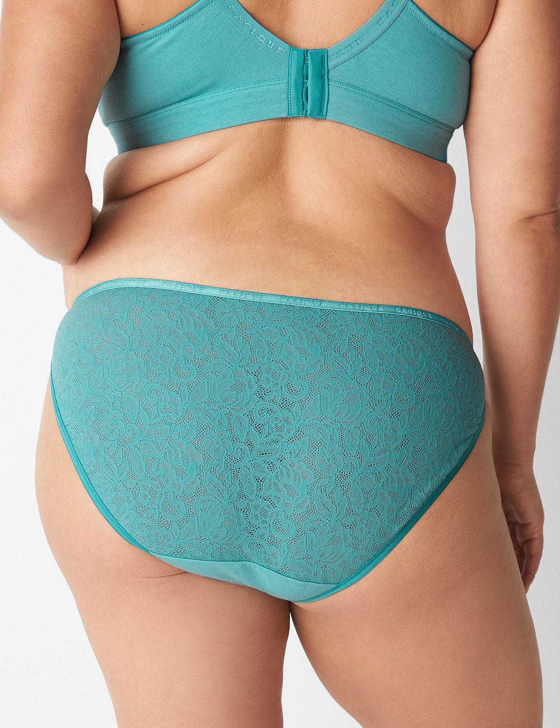 aunty panty Cotton String Bikini Stretch Lace B | LaneBryant