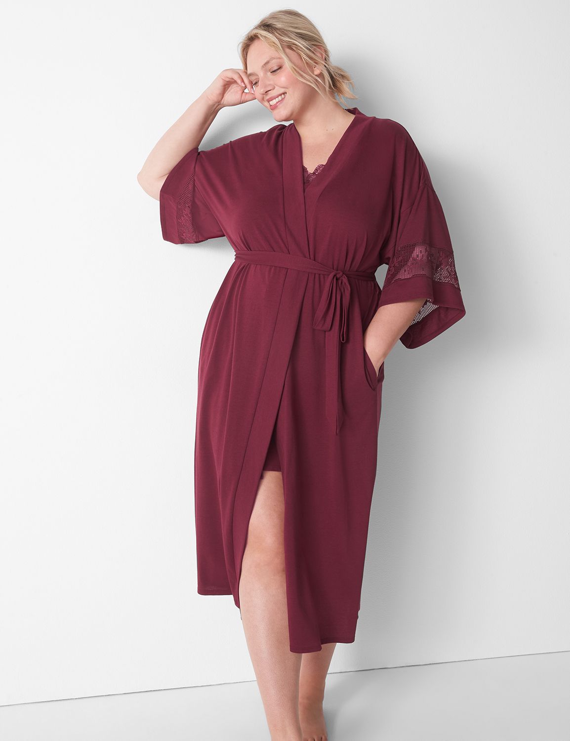 Lane bryant kimono dress best sale