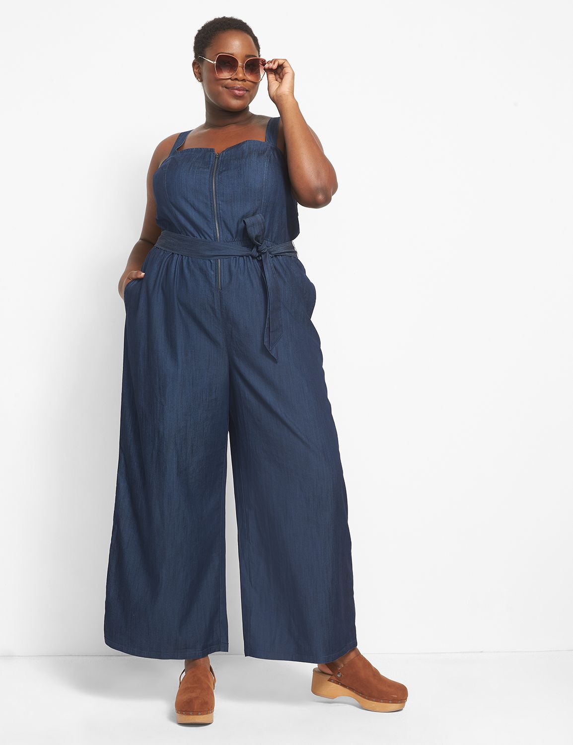 Front Zip Jumpsuit 