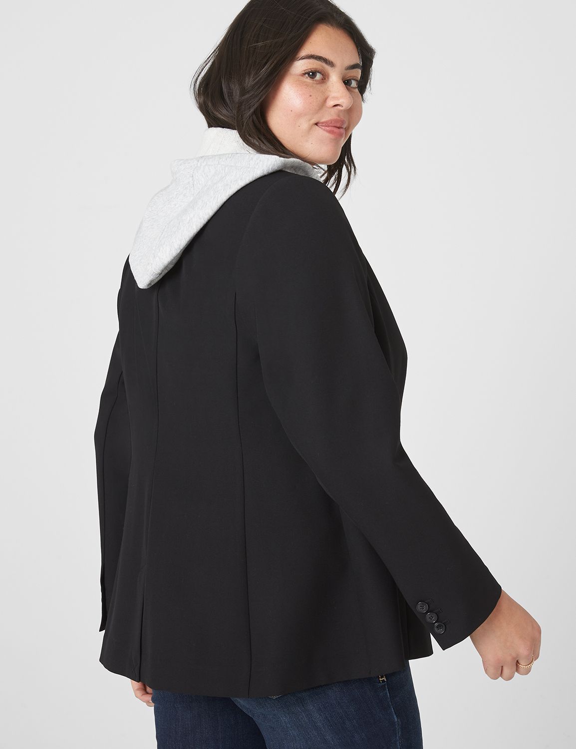 Lane bryant hotsell black blazer