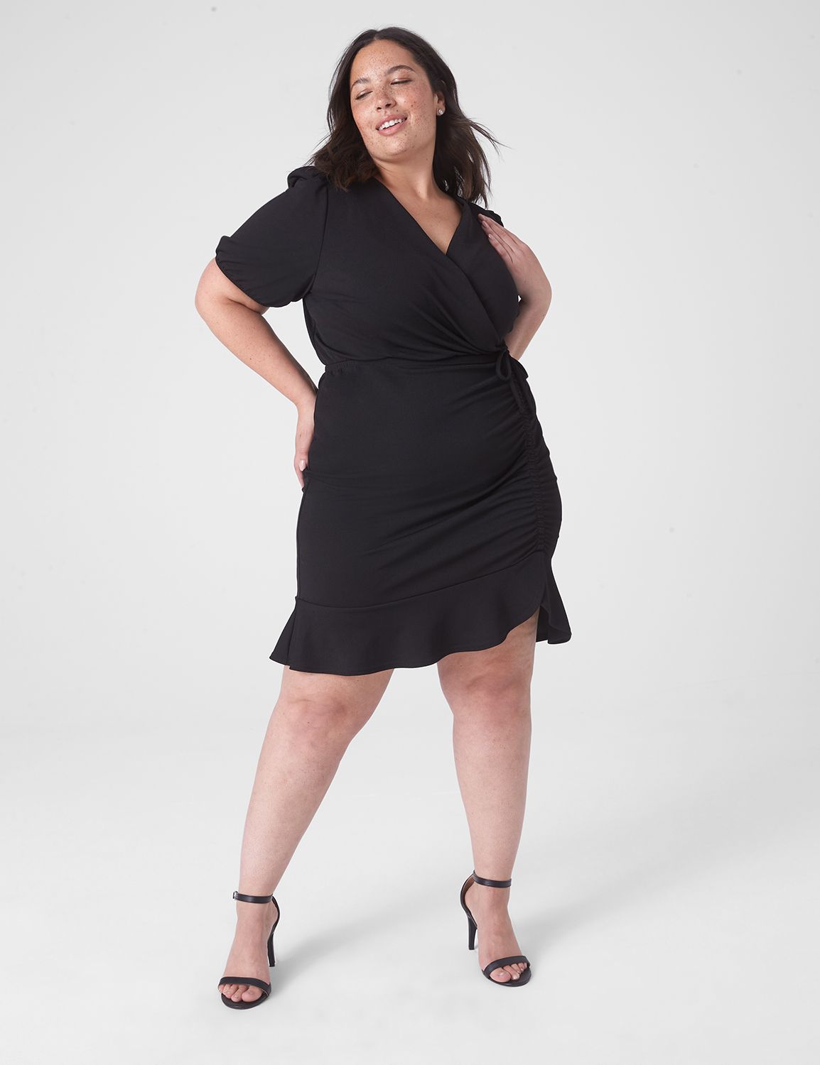 Lane bryant wrap clearance dress