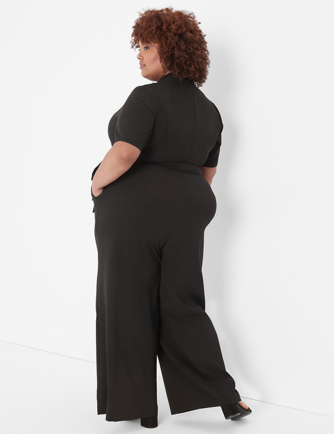 Plus Size - Torrid Curve Body Plunge Lightly Lined Straight Back