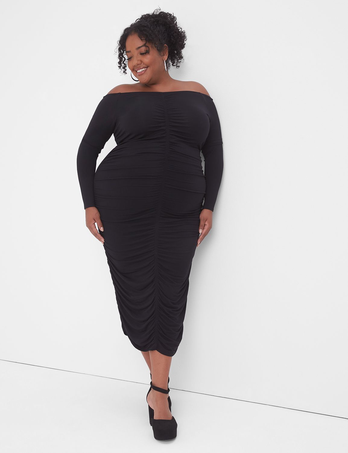 Lane bryant shop black dress