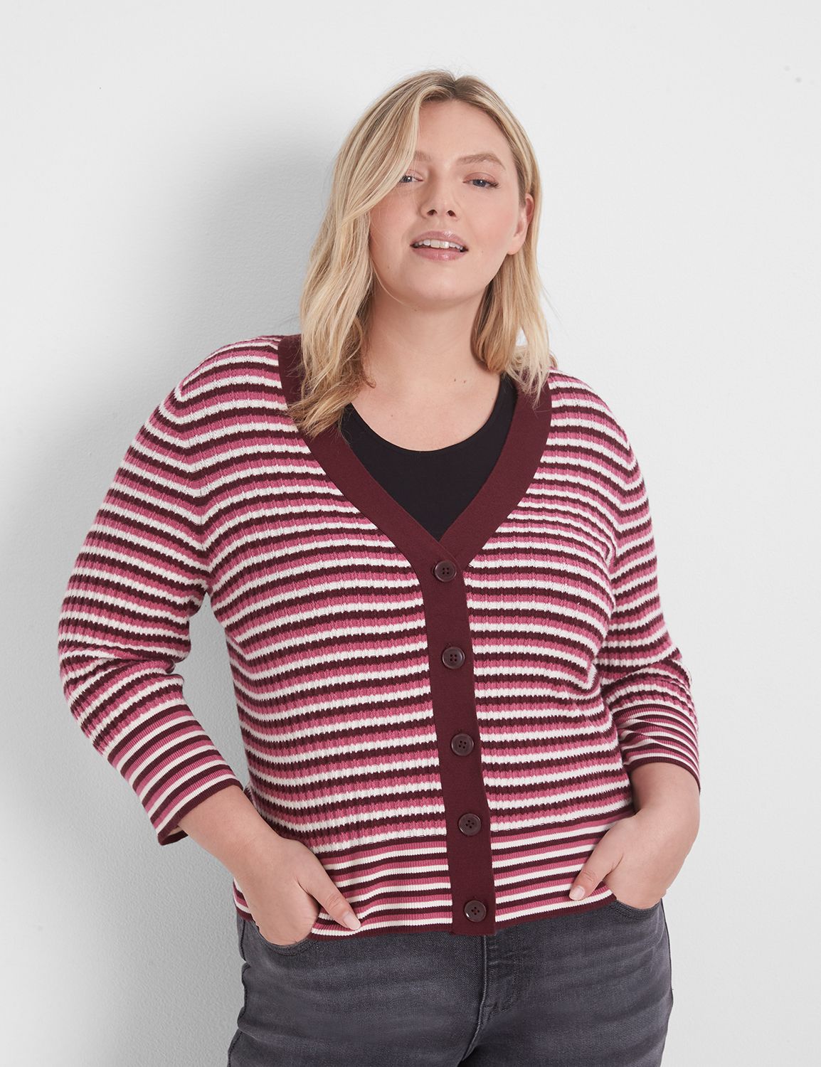 Three hotsell quarter cardigan