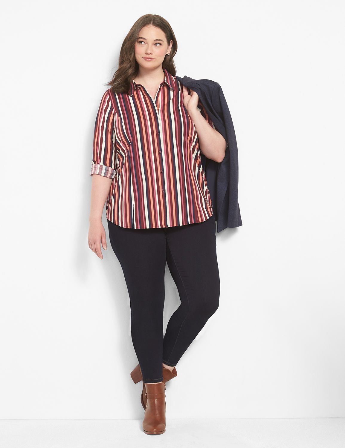 lane bryant flannel shirt