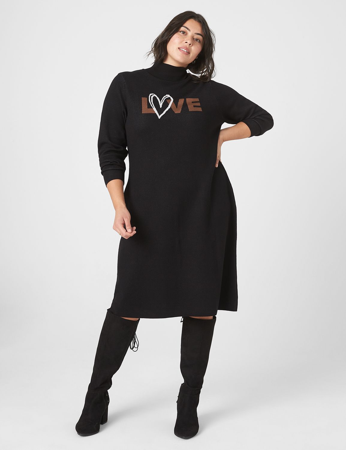 Lane bryant sweater outlet dress