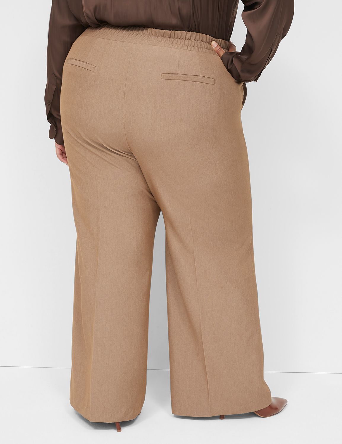 Casual Wide Leg Ankle Pant