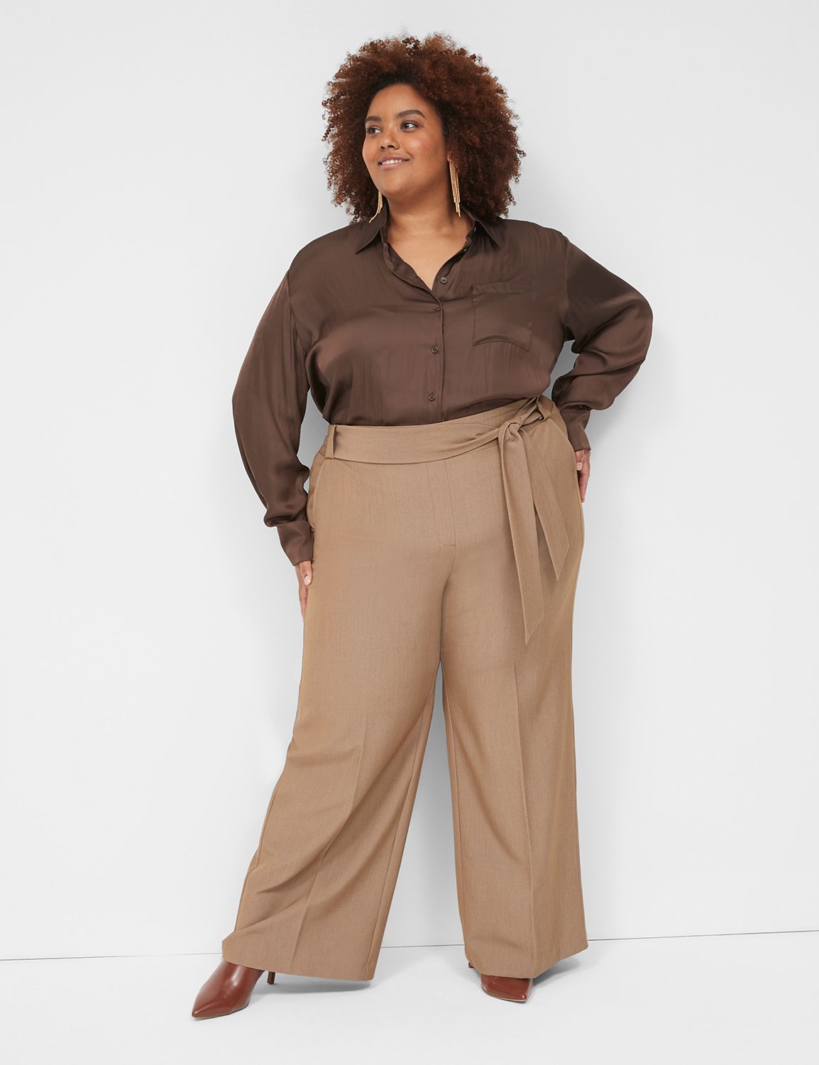 High-Rise Wide-Leg Pant