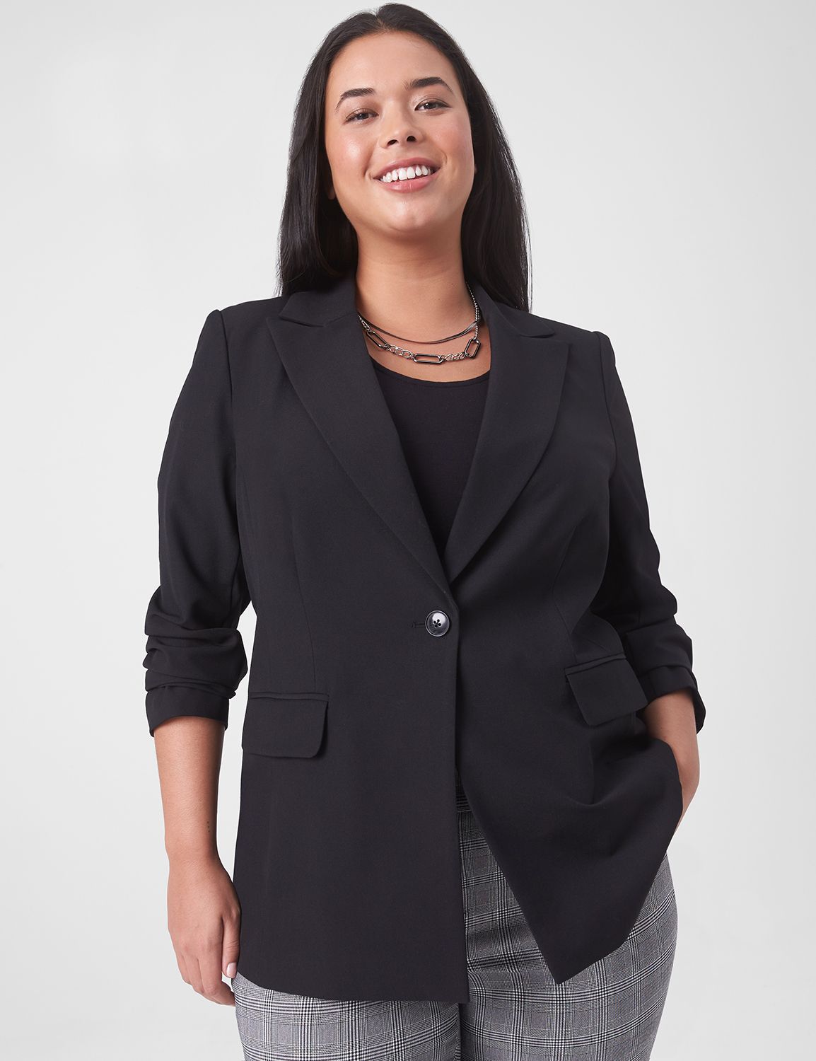 Lane bryant 2025 blazer jacket