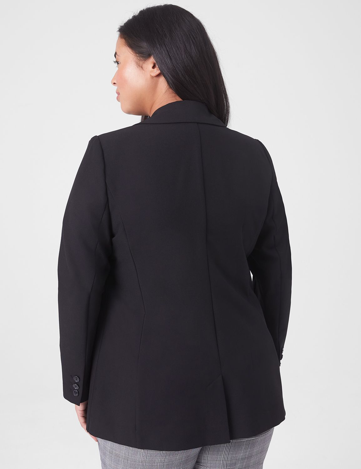 The Perfect Drape One Button Blazer LaneBryant